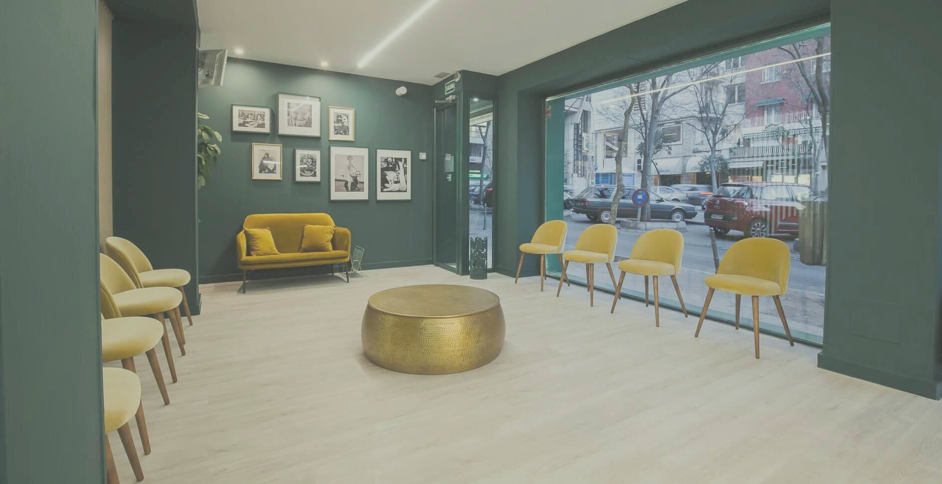 Recepción de la clínica dental P&P en Madrid